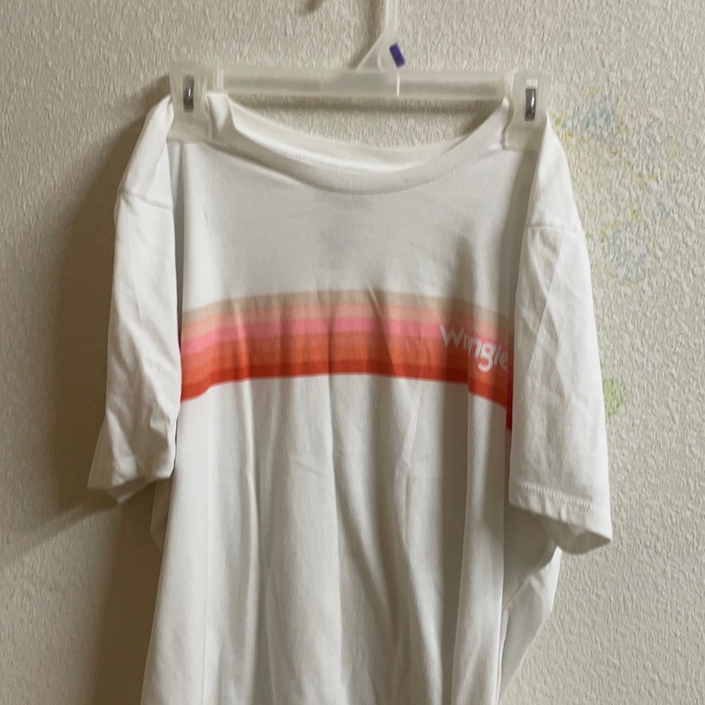 sunset colored wrangler shirt